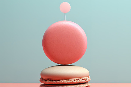 macarons in pastel candy colors, a Food & Drink Photo by Virgo Studio