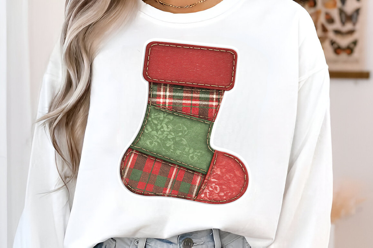 Patchwork Christmas Stickers Bundle, an Illustration by SinaCreation (Photo 6 of 9)
