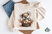 Whimsical Easter Koala Clipart Png, an Illustration by Craft Nest (Thumbnail 9 of 12)