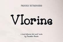 Vlorine - Hand-Lettered Slab Serif