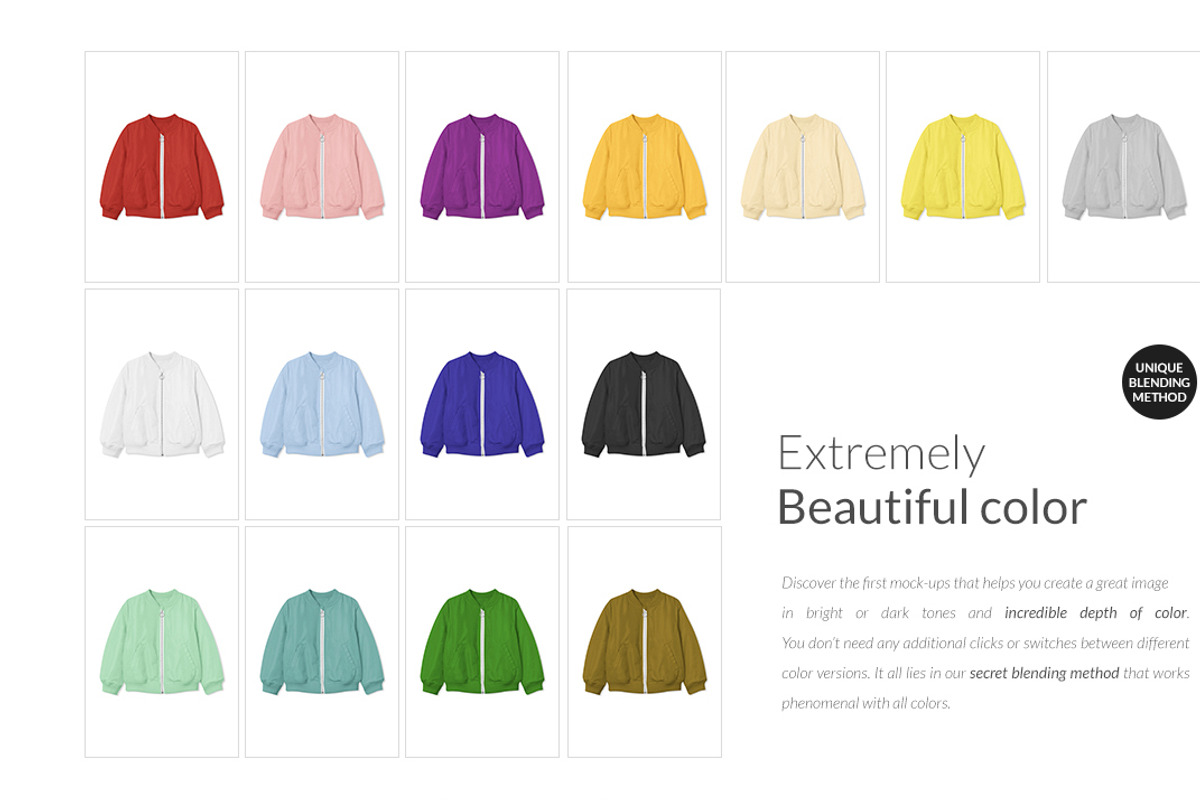 Baby Bomber Jacket Mock-ups Set, a Hoody Mockup by Mocca Mockups Store (Photo 14 of 22)
