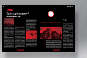 Swiss Style Brochure Template