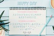Happy Day Font, a Sans Serif Font by Fine Art Design Studio (Thumbnail 7 of 8)