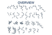 34 Tattoo Lines (SVG and more), a Brush Add-On by xresch (Thumbnail 2 of 9)
