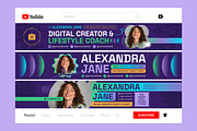 Creative YouTube Channel Banner, a Social Media Template by twinstd (Thumbnail 3 of 4)