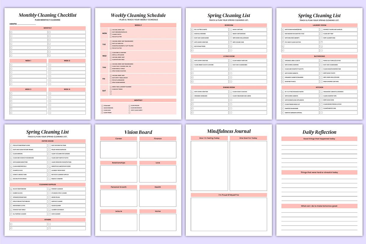 2026 Busy Mom Life Organizer Canva, a Stationery Template by Mustafiz (Photo 6 of 7)