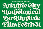 Sunday Club - Retro Serif, a Serif Font by Fenotype (Thumbnail 15 of 15)