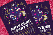 New Year Party Flyer, a Flyer Template by Gumico Studio. (Thumbnail 2 of 3)
