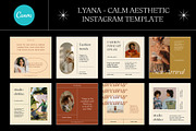 LYANA - Calm Aesthetic IG CANVA, a Social Media Template by Elokka Std. (Thumbnail 3 of 9)