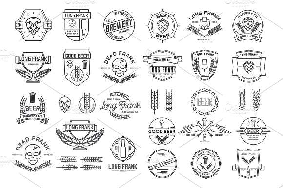 30 Beer Labels Pack Bundle