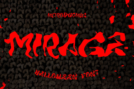 MIRAGE - Halloween Horror Font, a Font by NTC Graphic