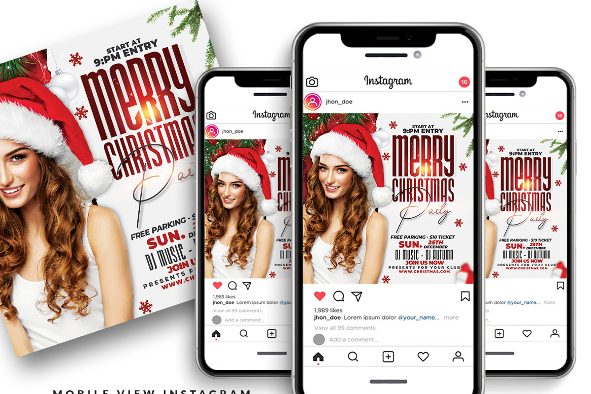 Christmas Flyer, a Flyer Template by AfzaalGraphics (Photo 2 of 2)