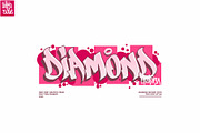 Diamond History Graffiti (font duo), a Blackletter Font by Rvq Type Foundry (Thumbnail 2 of 7)