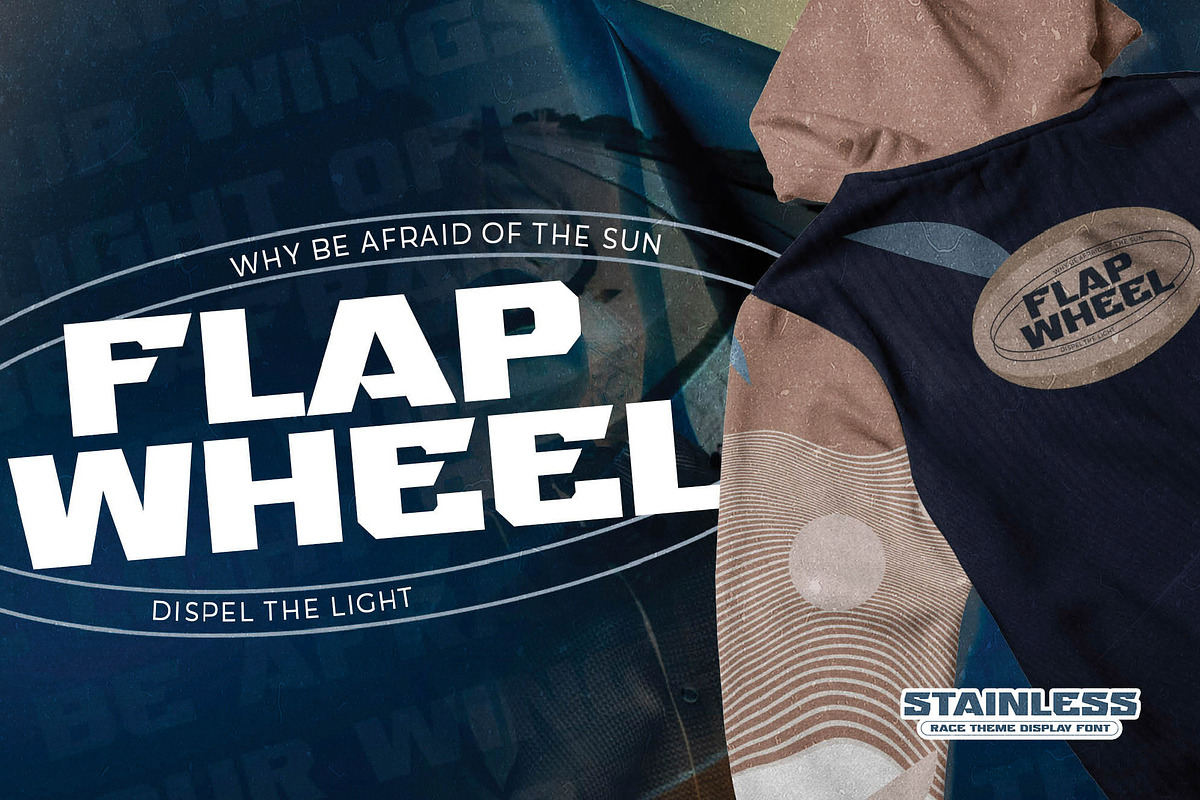 STAINLESS - Race Theme Display Font, a Font by Gassstype (Photo 5 of 9)