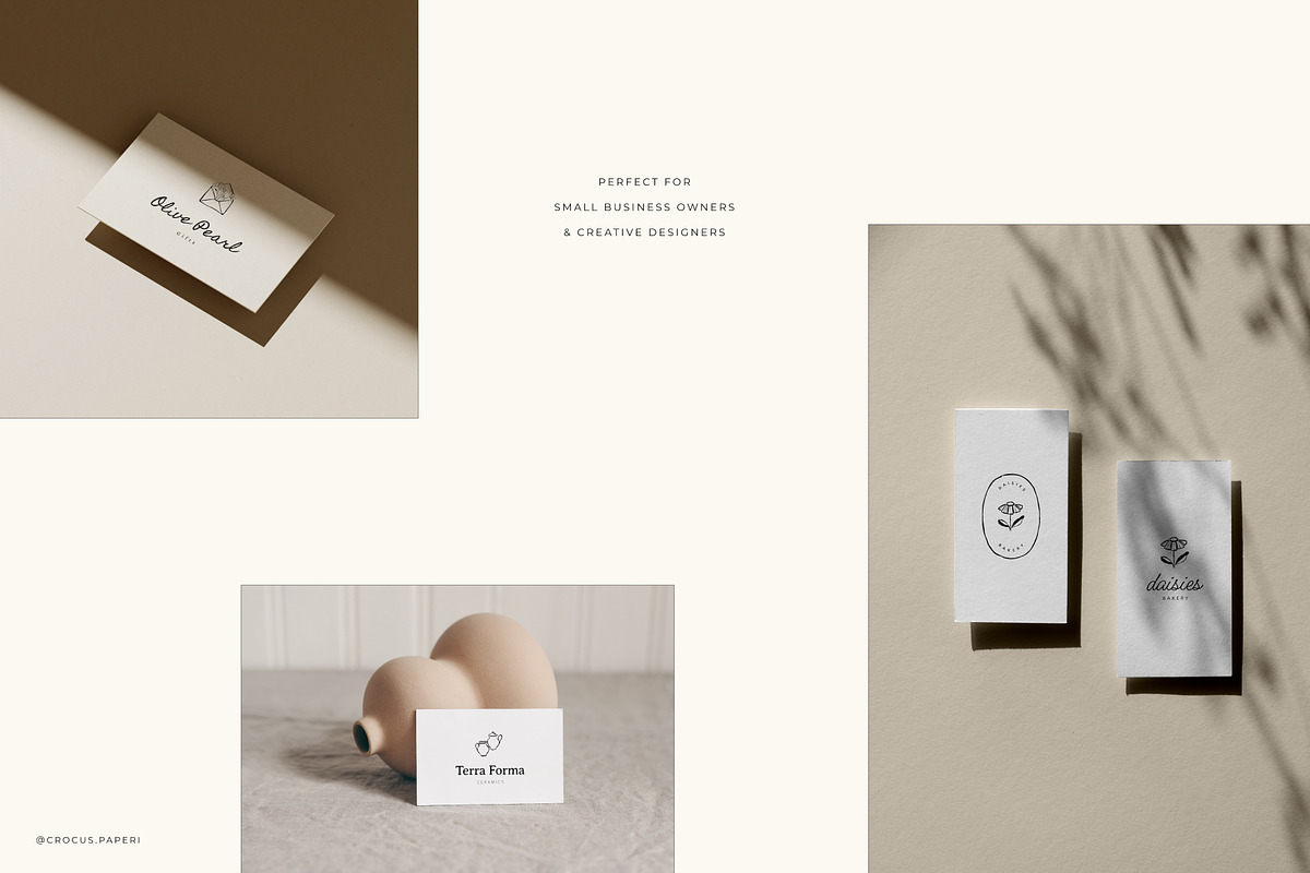 Botanical logos Vol. 4, a Branding & Logo Template by Crocus Paperi (Photo 11 of 16)
