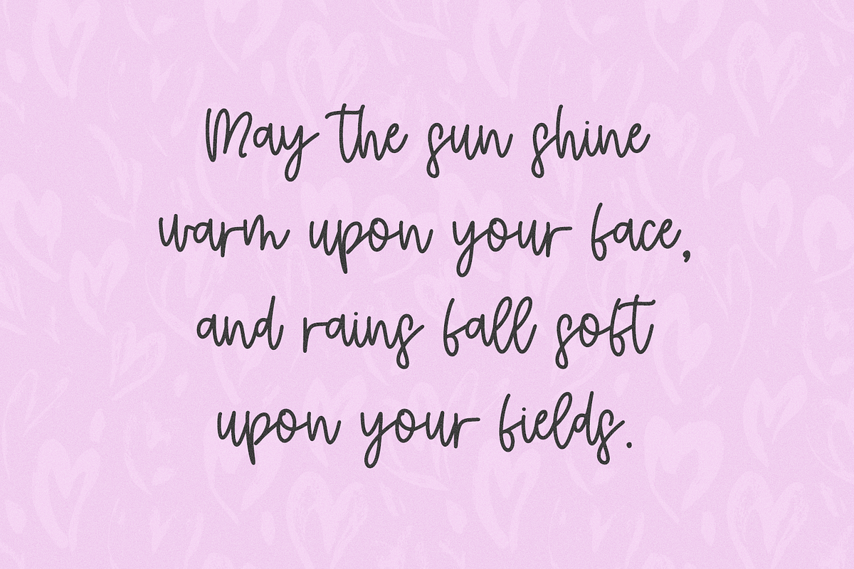 Kindred Hearts Script, a Font by Beck McCormick (Photo 9 of 10)