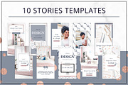 Social Media & Pinterest Rose Gold, a Social Media Template by Lady Boss Studio (Thumbnail 4 of 6)