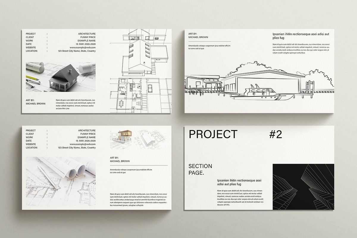 Architecture Presentation Template, a Presentation Template by E-Type (Photo 4 of 6)
