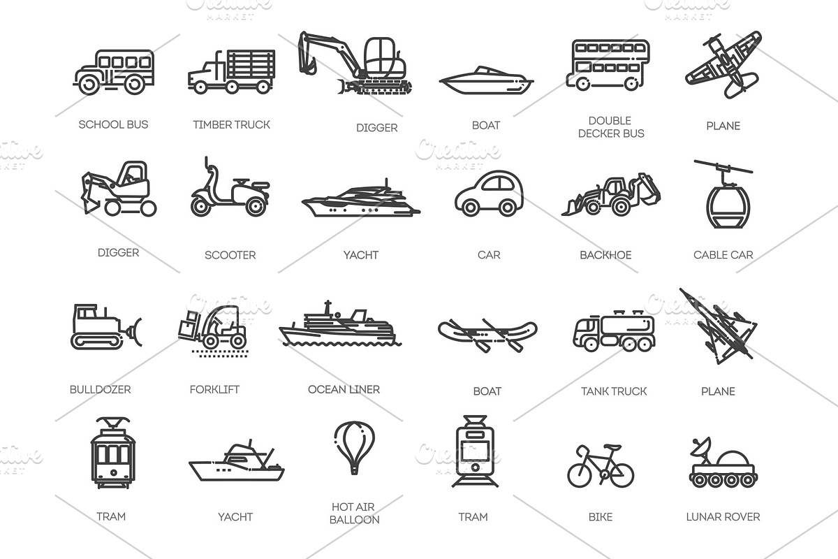 Transport, Vehicle and Delivery, an Object Illustration by Tettygreen (Photo 3 of 3)
