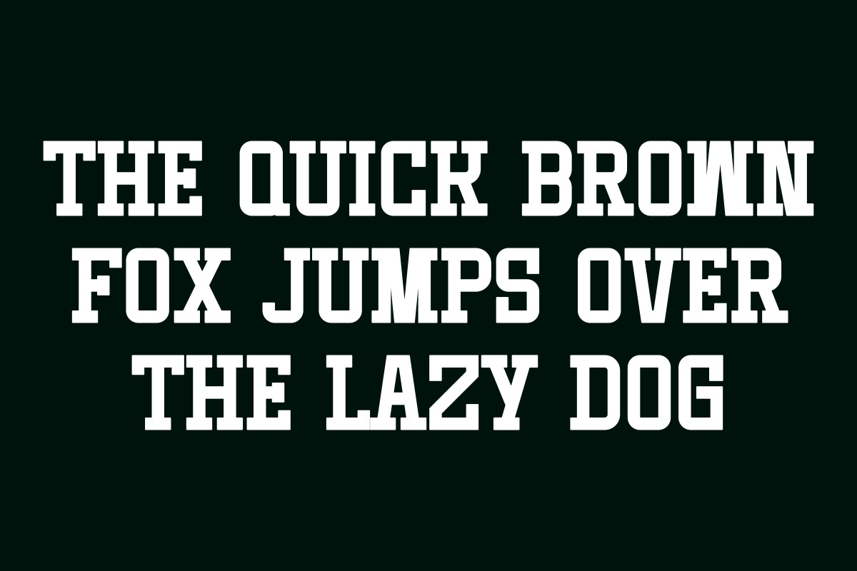 Vintage Varsity - Condensed Slab, a Slab Serif Font by Pian45 Studio (Photo 8 of 10)