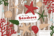 Christmas Vector Seashells, an Illustration by Amanda Ilkov (Thumbnail 2 of 5)