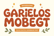 Garielos Mobegt Fun Playful Font, a Sans Serif Font by Maulana Creative (Thumbnail 1 of 7)
