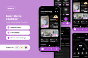 Nexora — Futuristic UI Kit Smart Hom, an App Template by twinstd (Thumbnail 1 of 5)