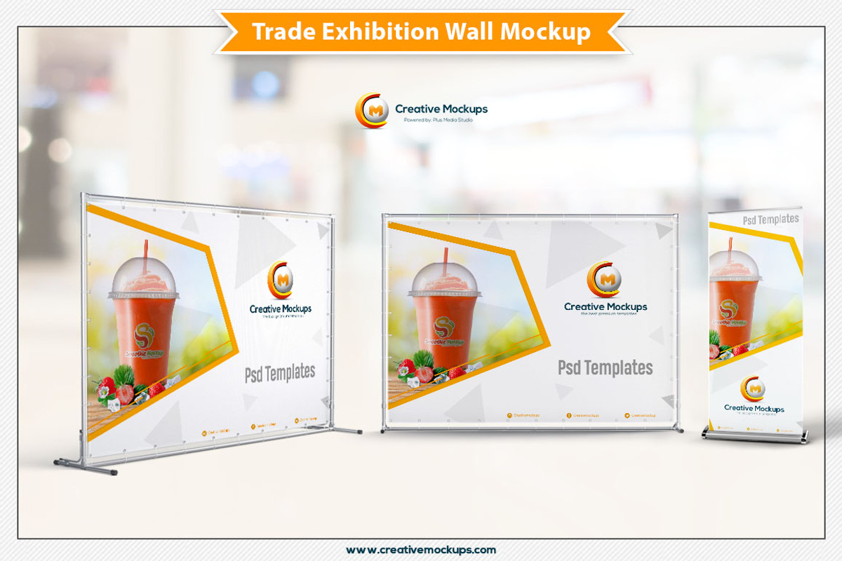 Back Wall Mockup, an Advertising Mockup by Plus Media (Photo 4 of 5)