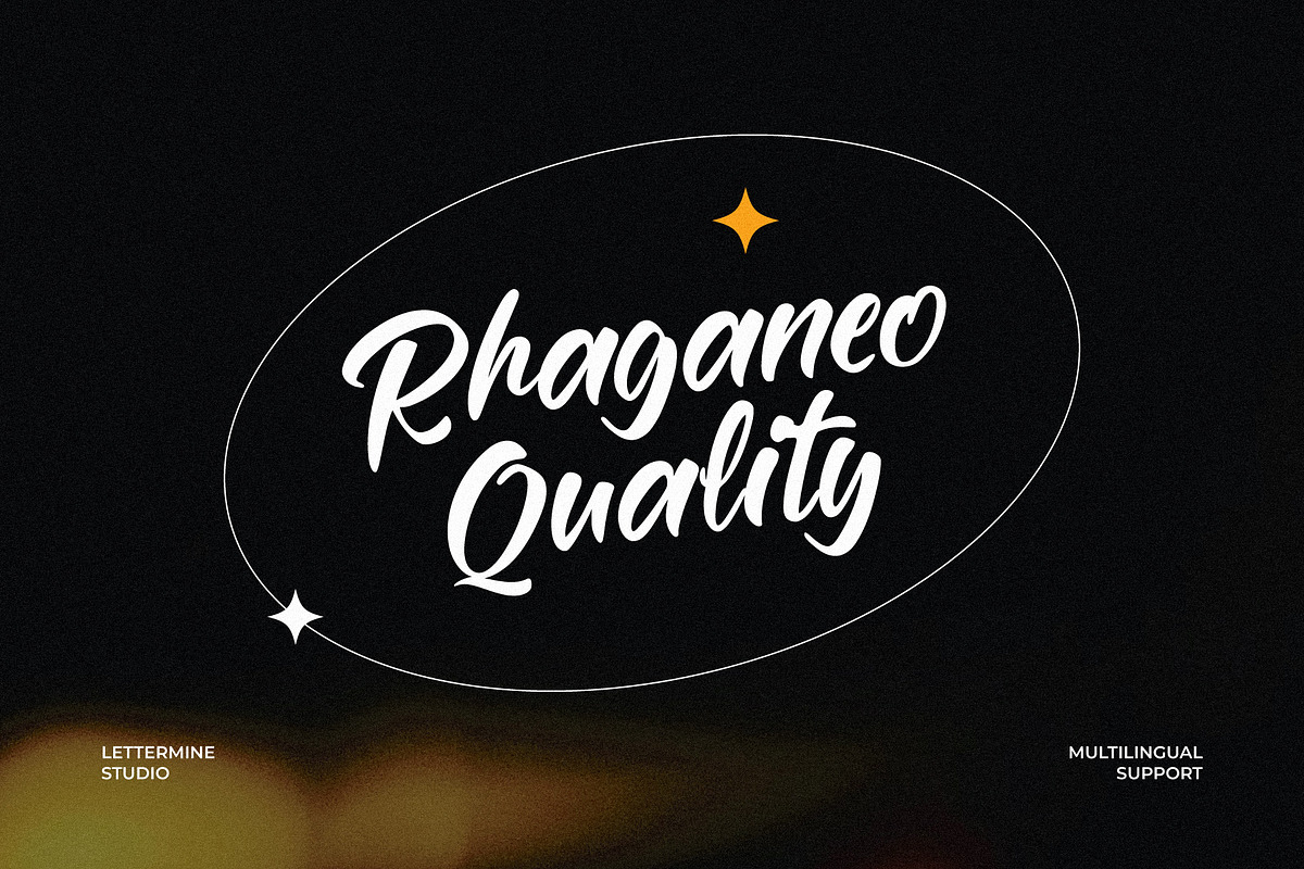 Rhaganeo - Elegant Handwritten Font, a Handwritten Font by Lettermine (Photo 9 of 10)