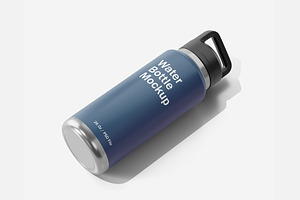 Thermos Water Bottle Mockup Vol.1