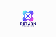 4 Circle and Box Arrow Center Logo, a Branding & Logo Template by Signatoro (Thumbnail 2 of 4)