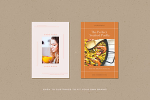 Food Blogger Social Media Templates