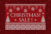 Christmas Knitted Backgrounds, a Pattern Graphic by Sunny Design (Thumbnail 2 of 5)