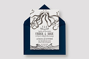 Octopus Wedding Invitation Suite, an Invitation Template by Knotted Design (Thumbnail 2 of 5)
