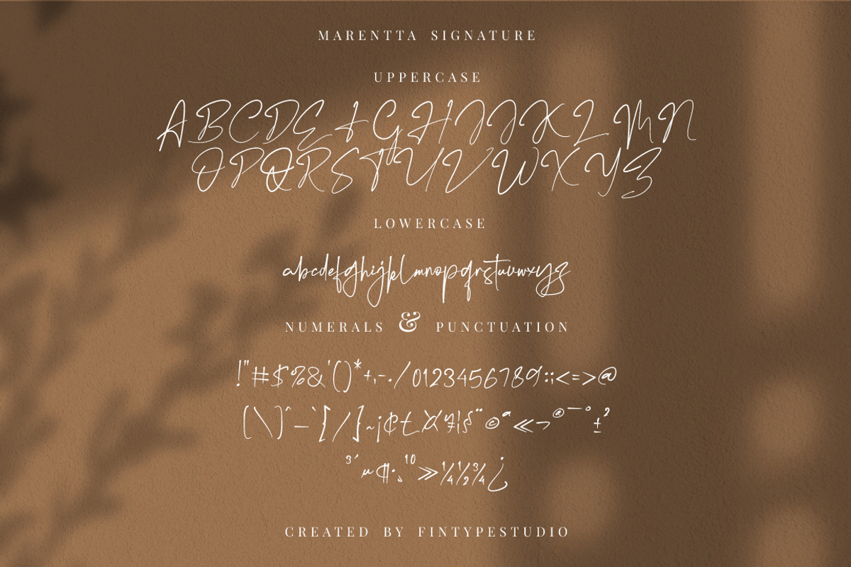 Marentta Signature Business Font, a Script Font by KennedyStudio (Photo 8 of 10)