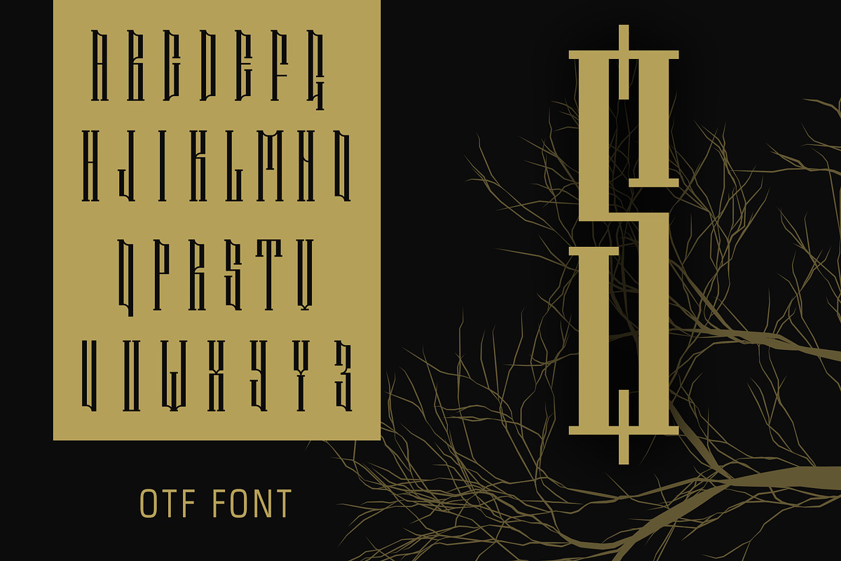 Branch font latin and cyrillic, a Serif Font by Kseniia Kuznetsova (Photo 2 of 5)