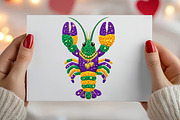 Mardi Gras Crawfish PNG, an Illustration by Canvas Craft (Thumbnail 4 of 7)