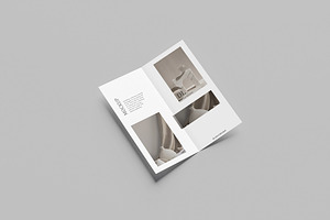 DL Brochure Bi-fold Mockup