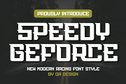 Speedy Geforce, a Serif Font by QR Design Studio (Thumbnail 1 of 6)