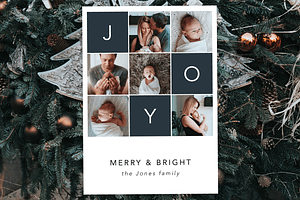 Holiday Christmas Card Template IV