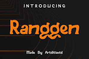 Ranggen font, a Handwritten Font by artditiastd