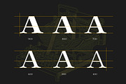 Hendry - Vintage Serif Family, a Serif Font by Novitype (Thumbnail 9 of 12)