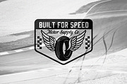 Racing Badges - Mono, a Branding & Logo Template by cd-design.co (Thumbnail 4 of 8)