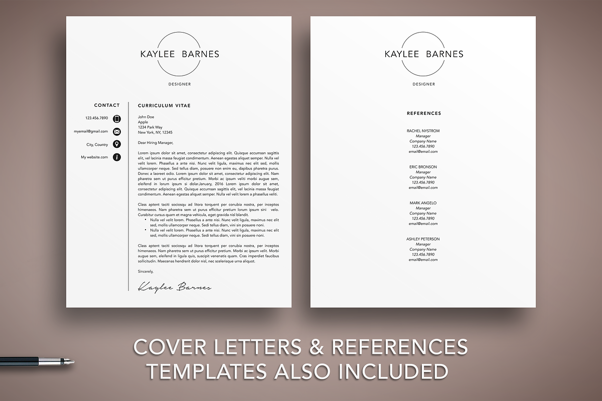 Resume & Cover Letter Template, a Resume Template by The Creative Resume (Photo 4 of 8)