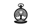 Steampunk Tree of Life Symbol Bundle, an Illustration by yasushie (Thumbnail 20 of 31)