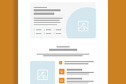 Modern Landing Page Wireframe, a Landing Page Template by MightyDesign (Thumbnail 5 of 9)