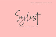 Sylist Script Font, a Script Font by Analogous (Thumbnail 1 of 8)