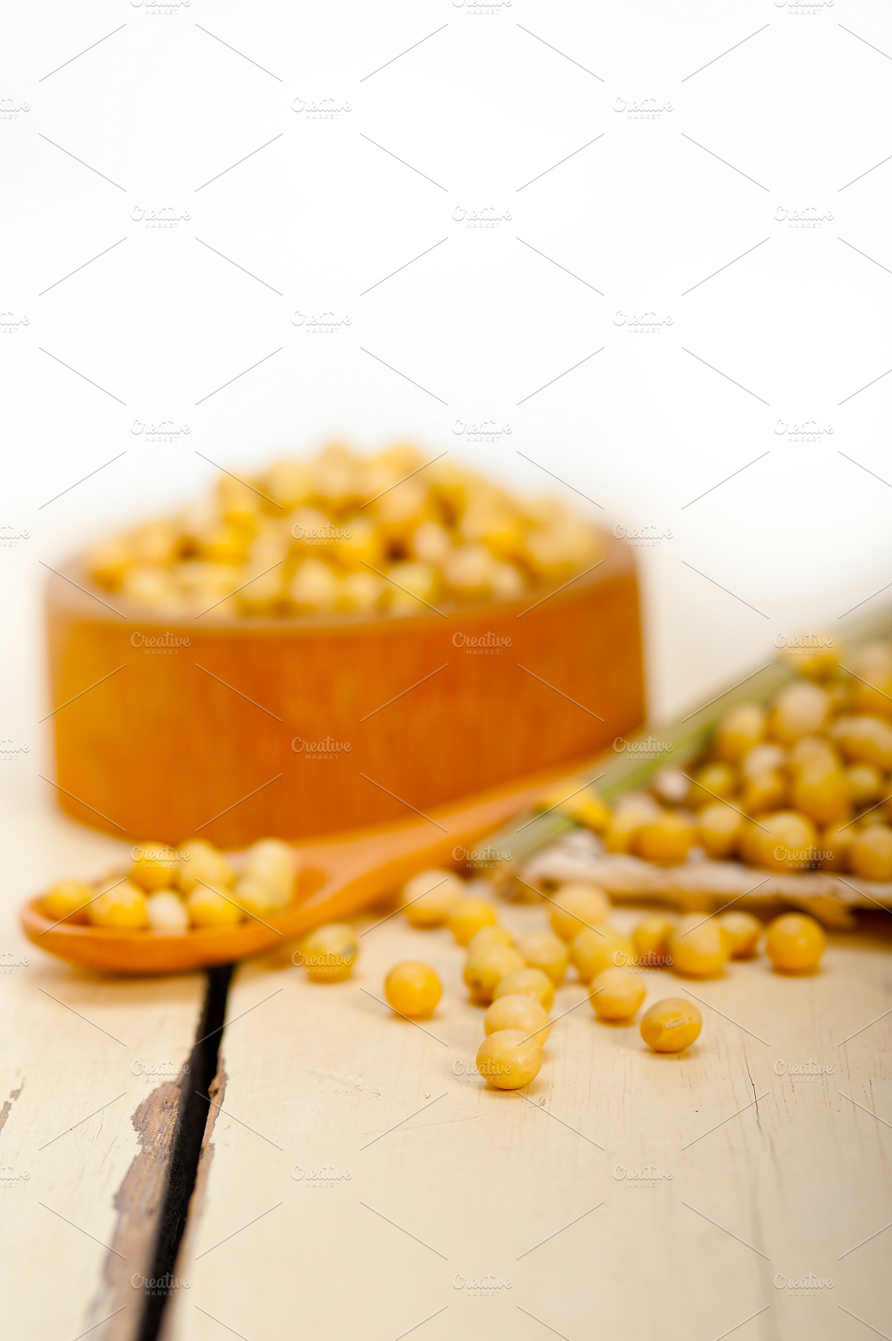 organic soya beans, a Food & Drink Photo by keko64