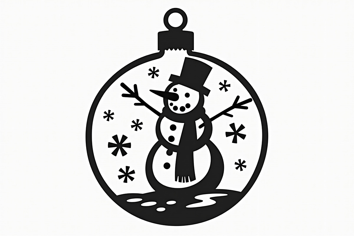 Christmas Ornament Laser Cut Design, a Graphic by musafir_fashion (Photo 11 of 16)