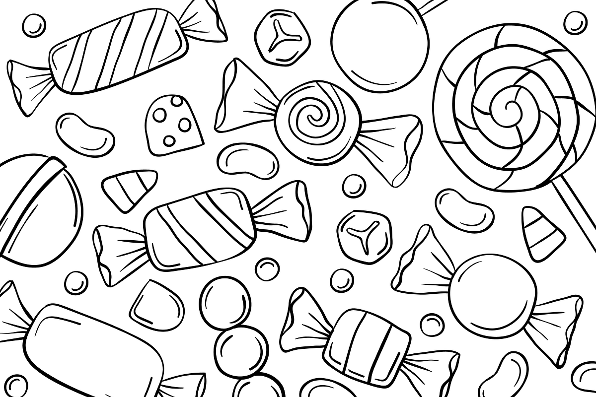 Watercolor Candy Clipart, a Food Illustration by Ale Estrada (Photo 3 of 6)